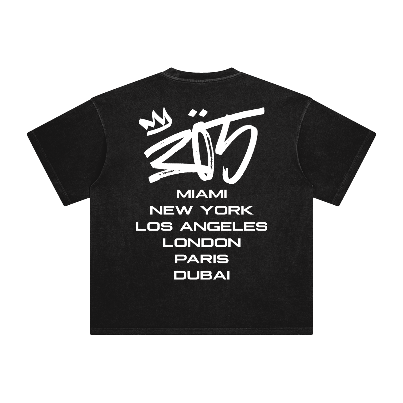 Cities Black T-Shirt