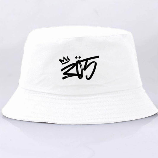 305 Classic Reversible White Bucket Hat