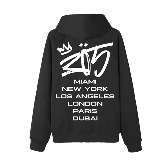 Cities Classic Black Hoodie