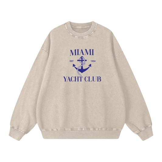 Miami Yacht Club Oversize Sweatshirt