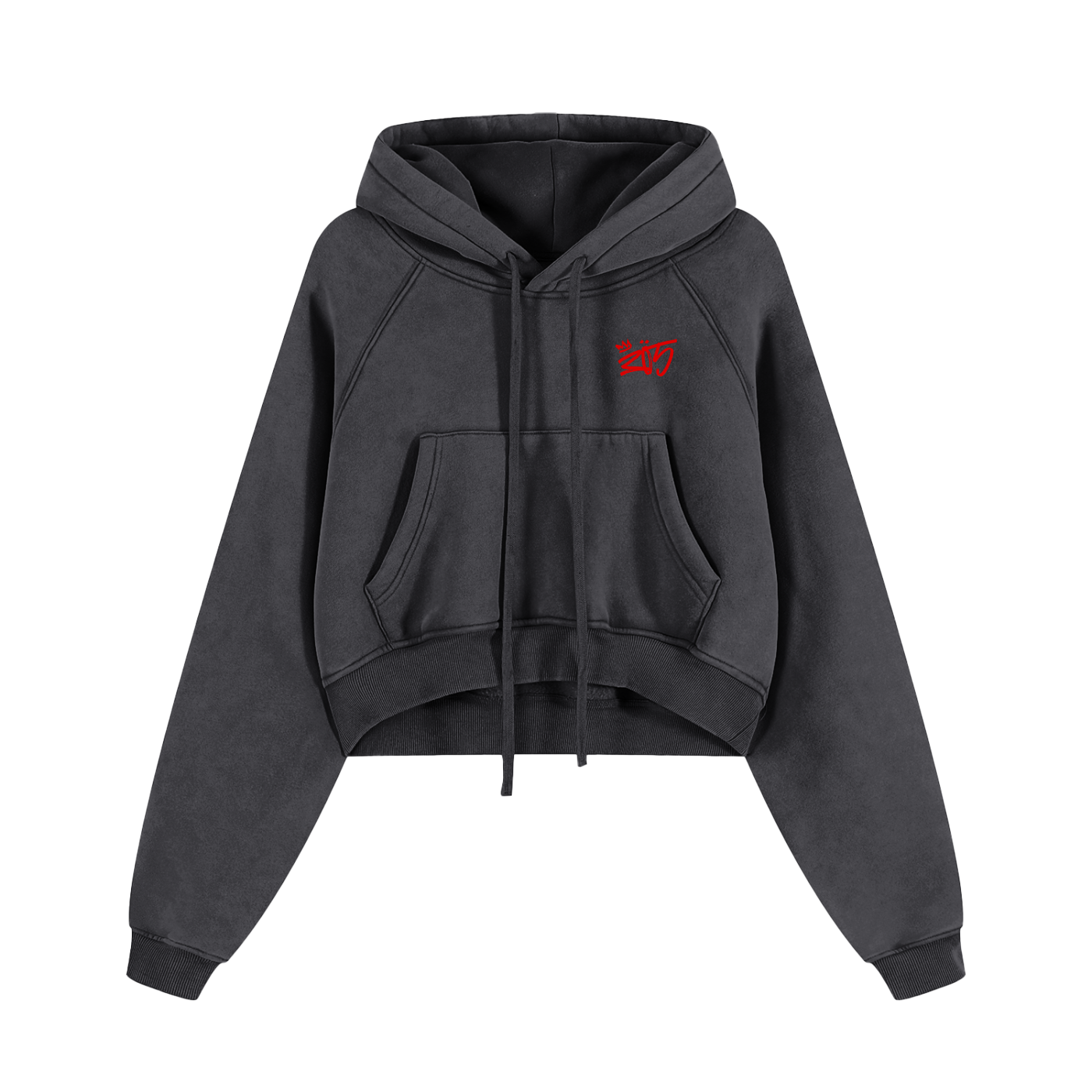 ART NEVER DIES Cropped Hoodie