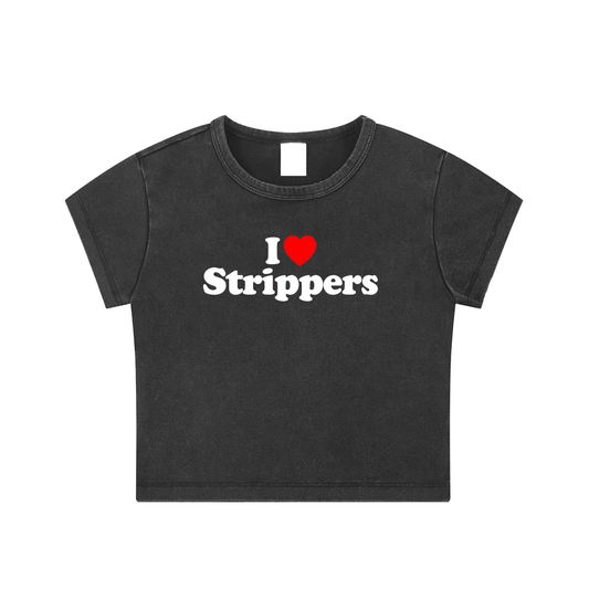 I love Strippers Crop Top